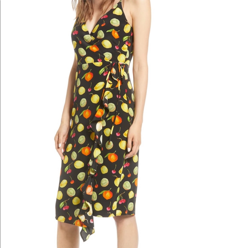 Rails wrap dress